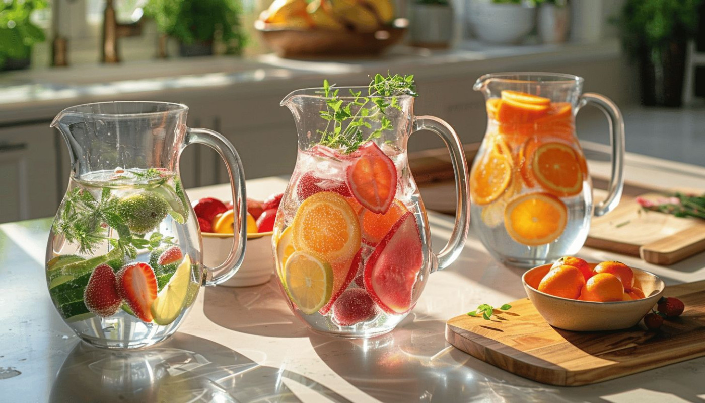 Eaux aromatisées faites maison bienfaits et recettes faciles
